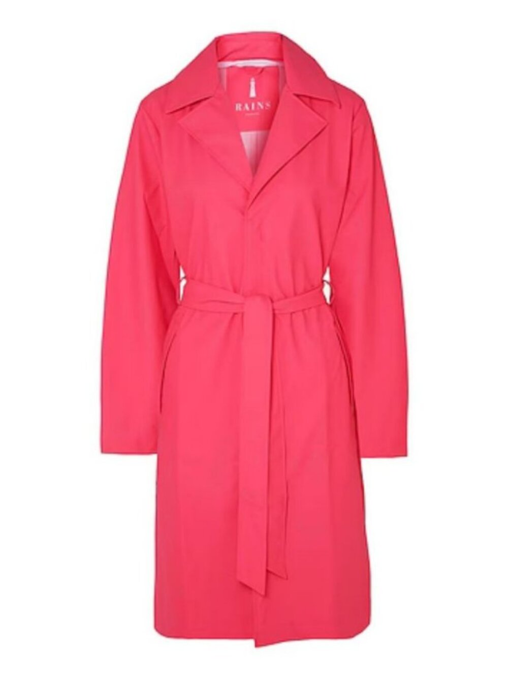RAINS Waterproof Lightweight Belted Jacket Pink Size XS/ S